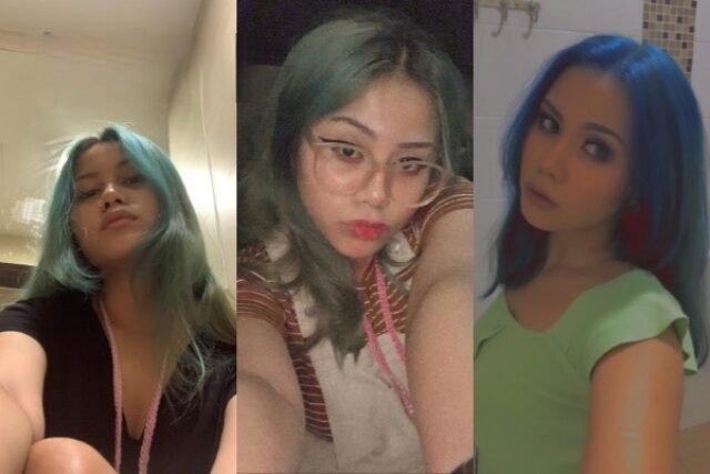 Babaeng Green ang Buhok